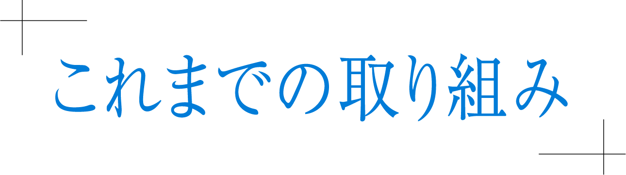 これまでの取り組み